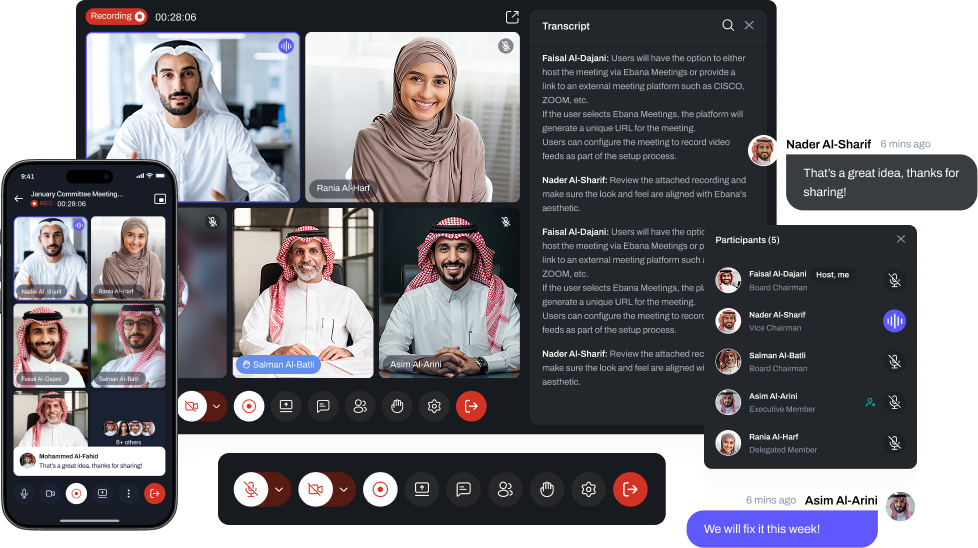 Virtual meetings
